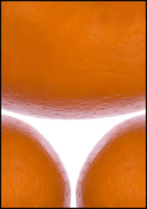 Brazilian Orange - Poster - Abstrakt konst