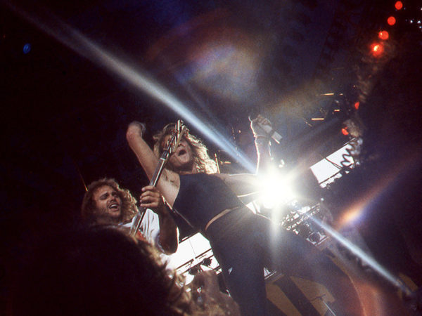 Van Halen. Monsters Of Rock, Råsunda, Stockholm, 1984. Fotograf: Bengt Grönkvist.