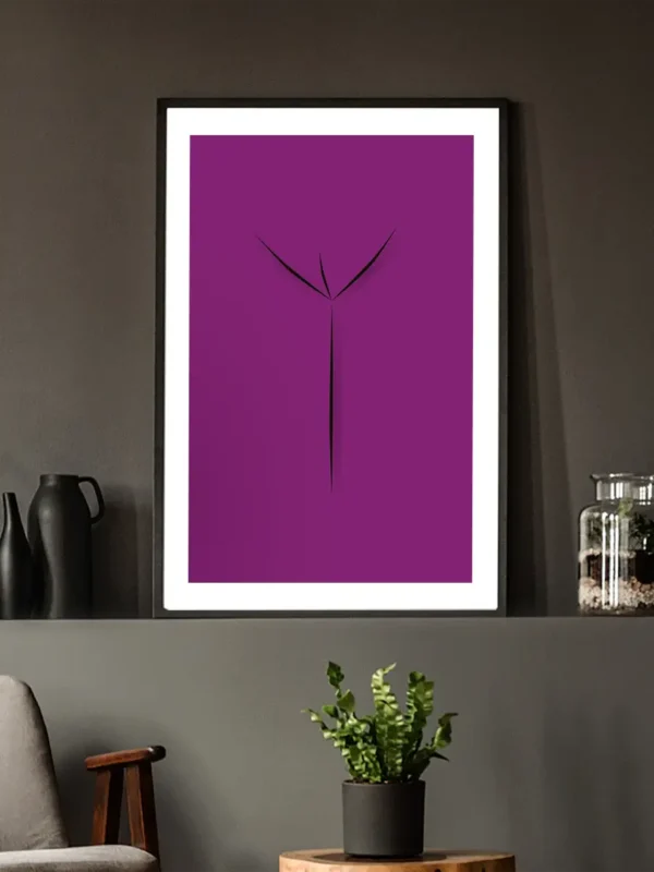 Venus Flower - Grafisk konst - Poster - Ramexempel