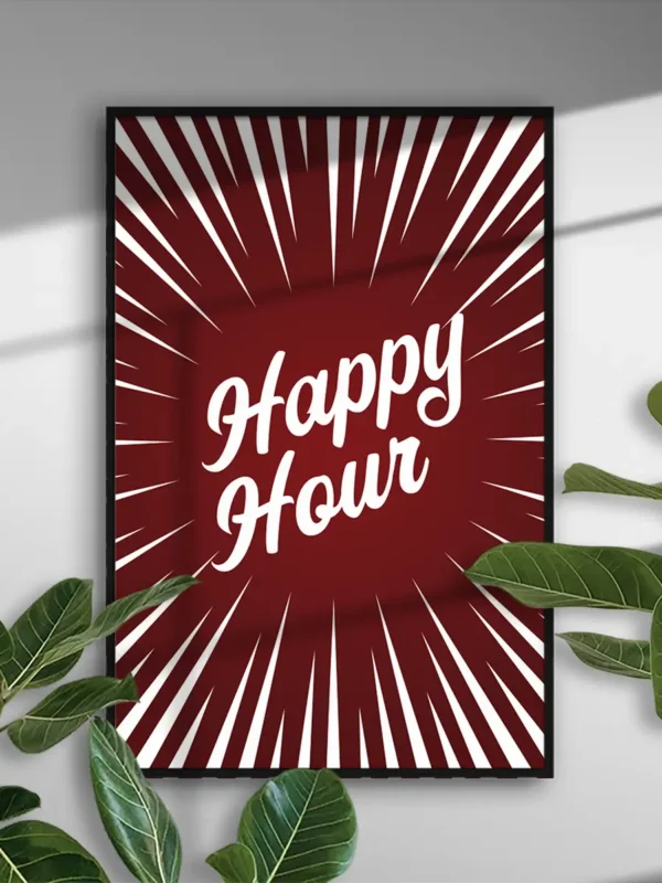 Happy Hour - Poster - Ramexempel