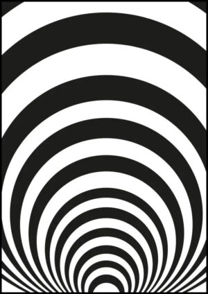 Abstrakt konst: Spiral Architect - Poster
