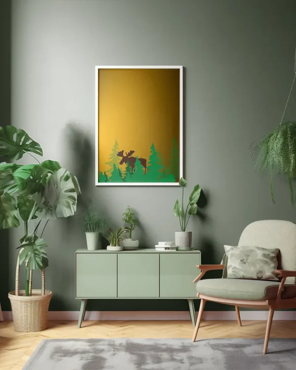 Äl(g)skog - Poster - Ramexempel