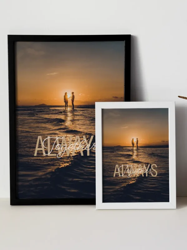 Always Together - Romantisk poster - Ramexempel