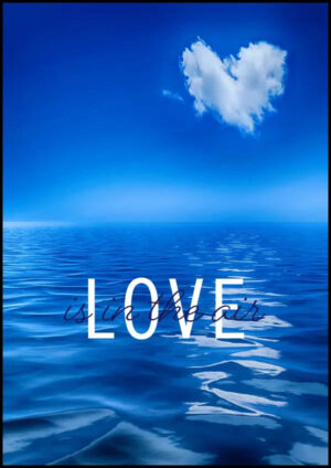Love is in the air - poster/fototavla