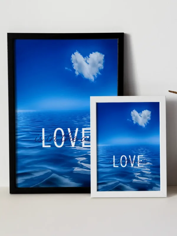 Love is in the air - poster/fototavla - Ramexempel