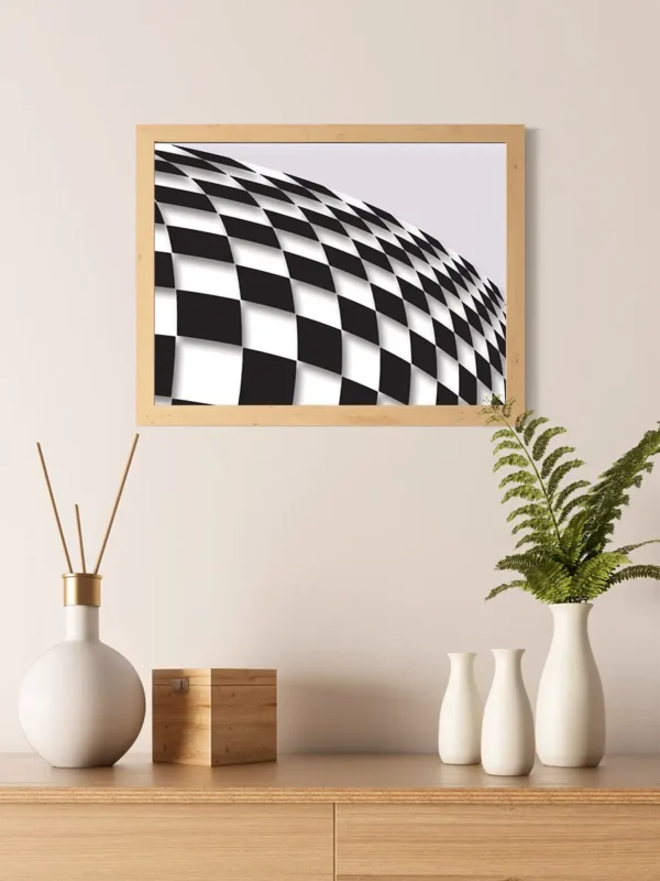 Chequered Flag - Poster - Ramexempel