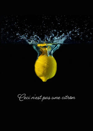 This is not a lemon - Ceci n'est pas une citron - Poster