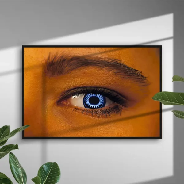 Hot Eye - Abstrakt poster - Ramexempel