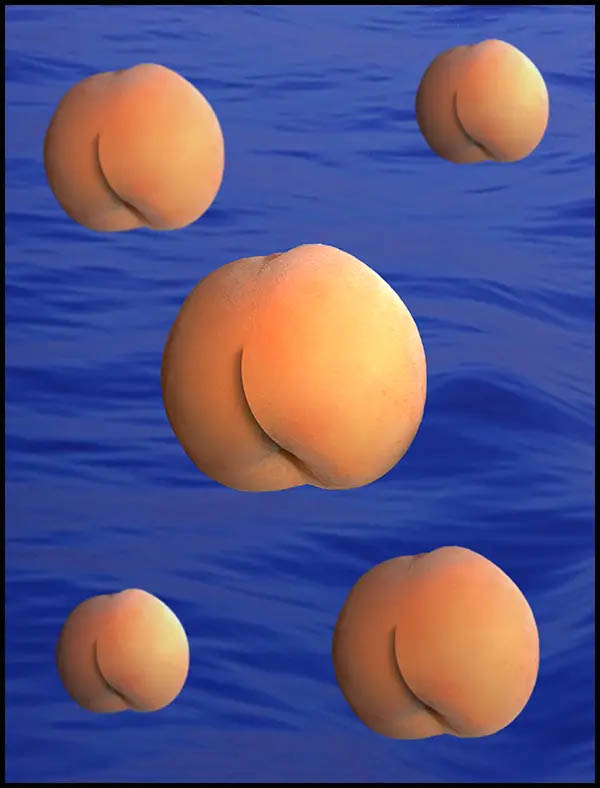 Peaches Poster - Ur serien Forbidden Fruit
