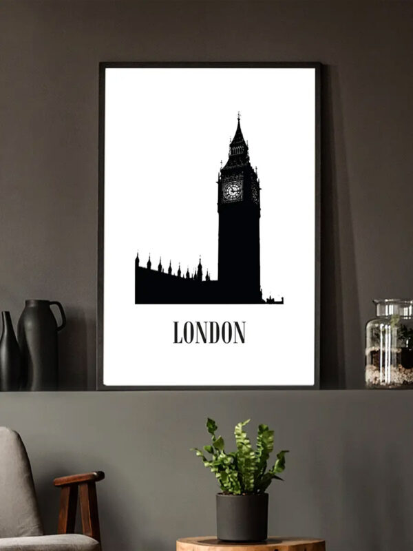 London - Big Ben - Poster - Ramexempel