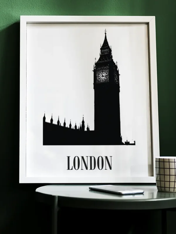 London - Big Ben - Poster - Ramexempel
