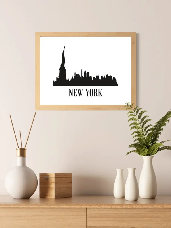 New York Skyline - Poster - Ramexempel