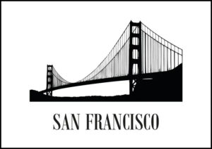 San Francisco - Golden Gate Bron - Poster