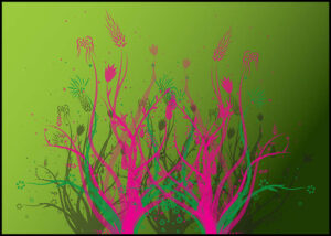 Grafisk konst: Neon Forest - Poster