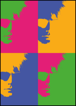 Popkonst: Andy Warhol x 4 - Poster