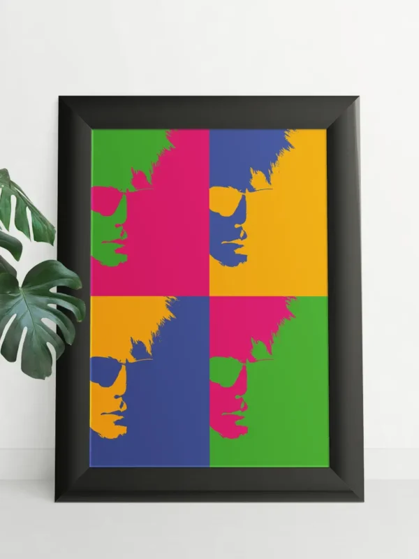 Popkonst: Andy Warhol x 4 - Poster - Ramexempel
