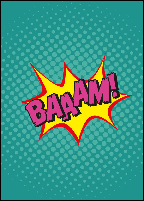 BAAAM - Popkonst - Poster