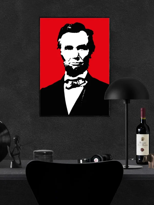 Abraham Lincoln - Popkonst - Poster - Ramexempel