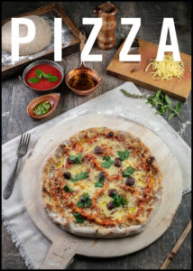 Fototavla: Pizza - Poster - Stående format