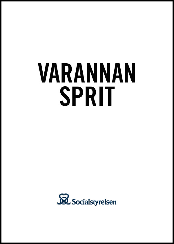 Varannan Sprit - Socialstyrelsen - Poster