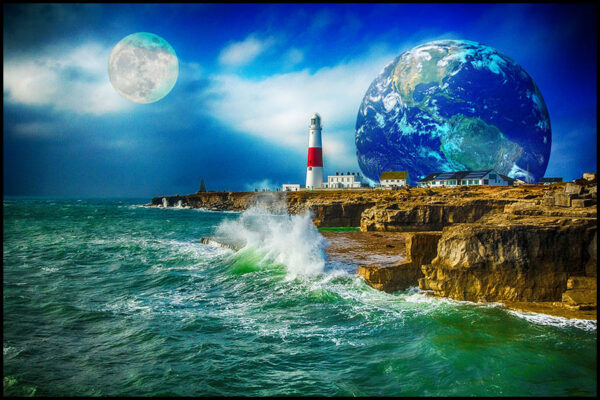 Lighthouse at the end of the world - Poster/Fotomontage