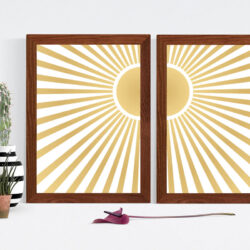 Stiliserade Solar - Serie om två posters