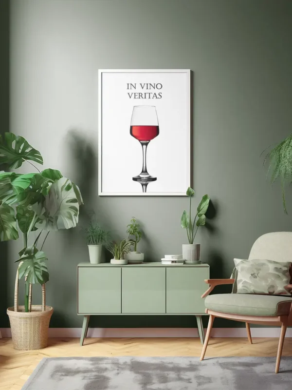 In Vino Veritas - Poster - Ramexempel