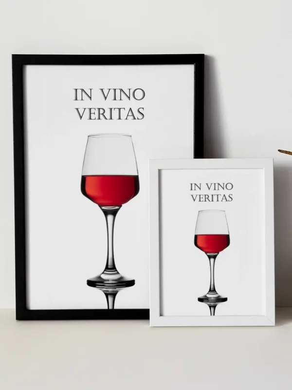 In Vino Veritas - Poster - Ramexempel