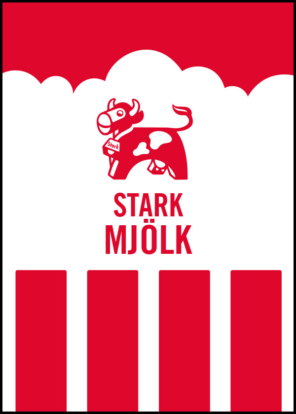 Starkmjölk - Grafisk poster