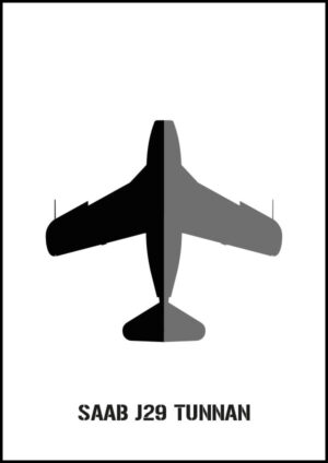 Saab J 29 Tunnan - Poster