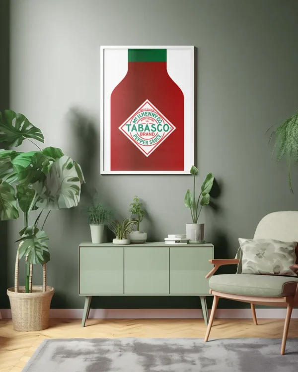 Tabasco - Popkonst - Poster - Ramexempel