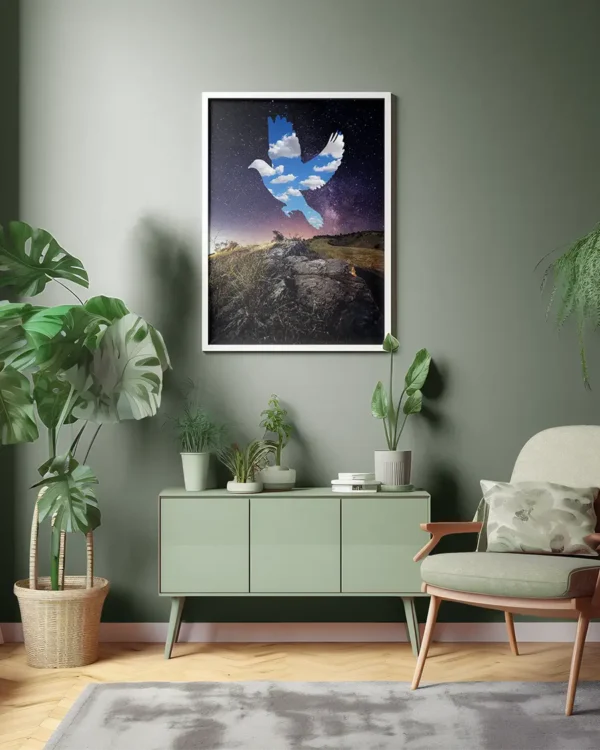My Magritte - Surrealistisk Poster - Ramexempel