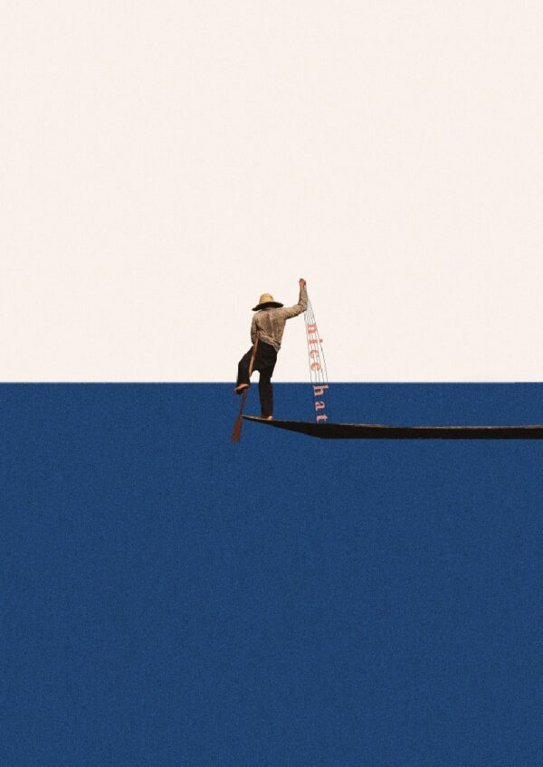 Fishing For Compliments - En poster av bildskaparen Maarten Leon