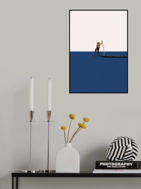 Fishing For Compliments - En poster av bildskaparen Maarten Leon - Ramexempel