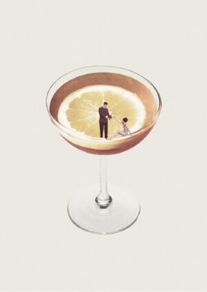 My Drink Needs A Drink - En poster av bildskaparen Maarten Leon