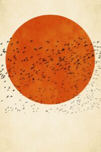 Birds In The Sun - En poster av bildskaparen Kubistika