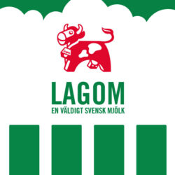 Mellanmjölk - Lagom - En väldigt svensk mjölk - Poster