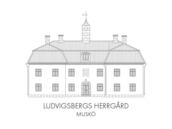 Ludvigsbergs Herrgård Muskö - Poster