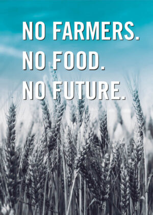 No Farmers - No Food - No Future - Poster - Fototavla