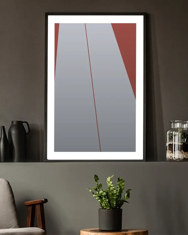 Parallel Lines - Grafisk Poster - Ramexempel