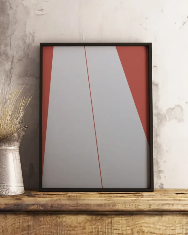 Parallel Lines - Grafisk Poster - Ramexempel