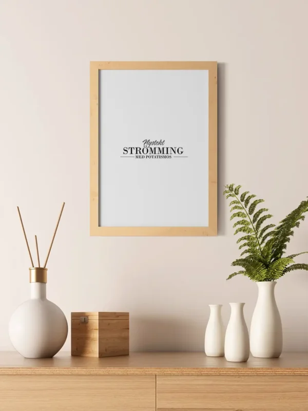 Nystekt strömming med potatismos - Husmanskost - Husmanskost - Posters med husmanskost - Ramexempel