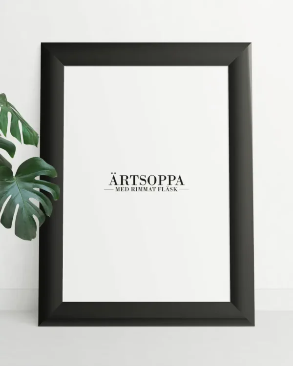 Ärtsoppa med rimmat fläsk - Husmanskost - Poster - Posters med husmanskost - Ramexempel