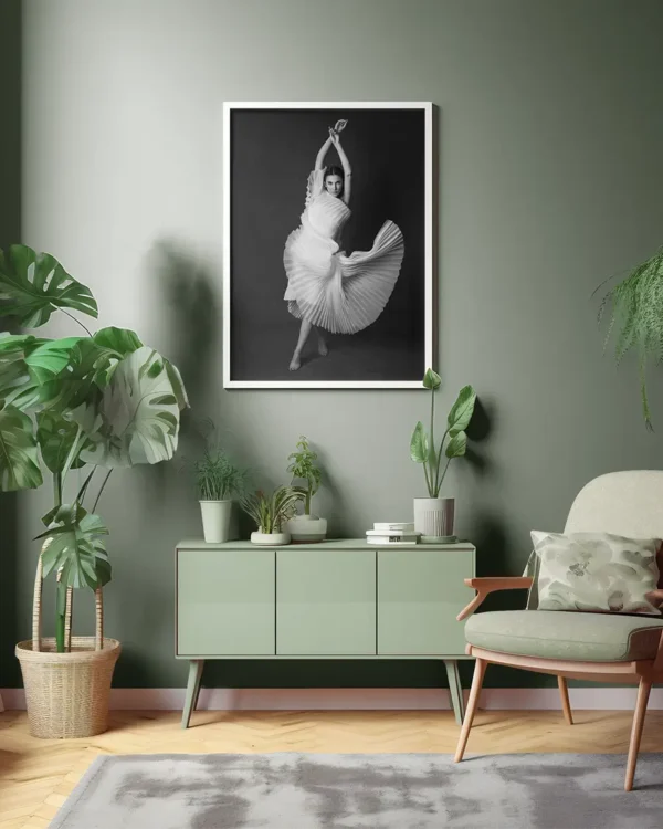 Amour Impur - Poster - Svartvitt fotografi - Ramexempel