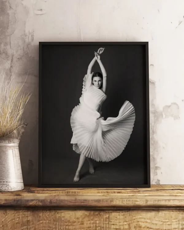Amour Impur - Poster - Svartvitt fotografi - Ramexempel