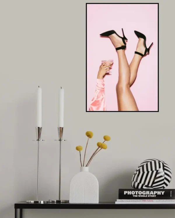 Cheers Peaches - Poster - Fotografi - Ramexempel