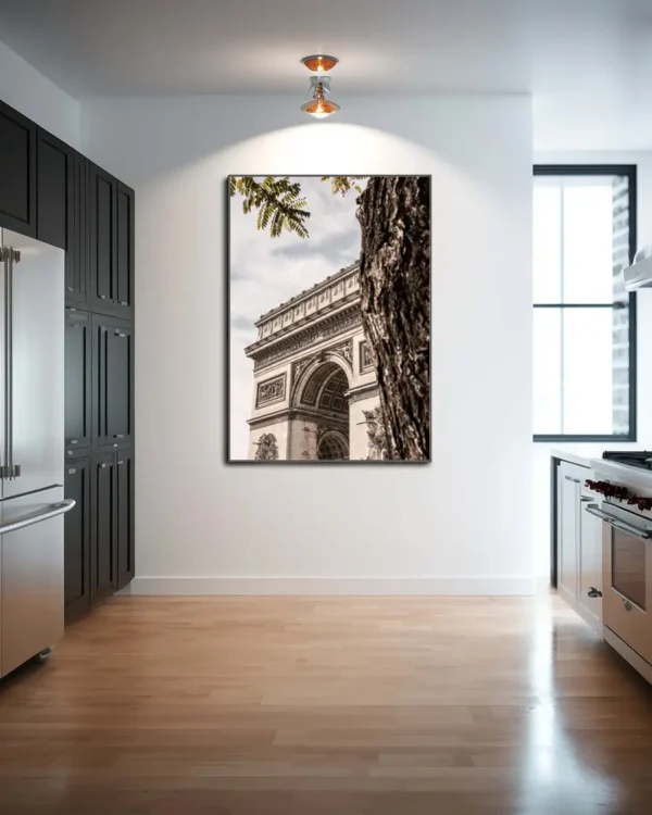 Arc De Triomphe Paris - Poster - Fotografi - Ramexempel