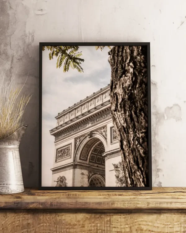 Arc De Triomphe Paris - Poster - Fotografi - Ramexempel