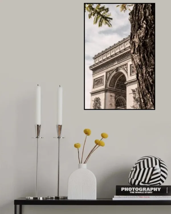 Arc De Triomphe Paris - Poster - Fotografi - Ramexempel