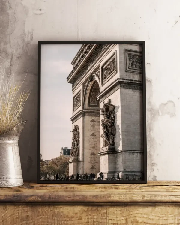 Arc De Triomphe 2 - Poster - Fotografi - Ramexempel